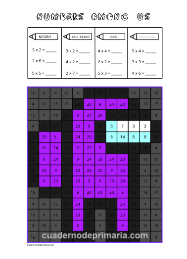 multiplicaciones-colorear-por-numero-among-us
