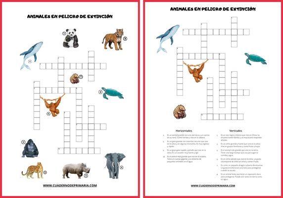 crucigramas-de-animales-peligro-extincion