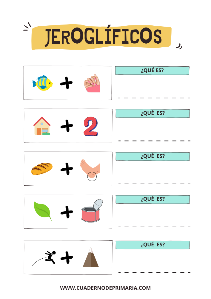 jeroglificos-para-niños-ejemplos