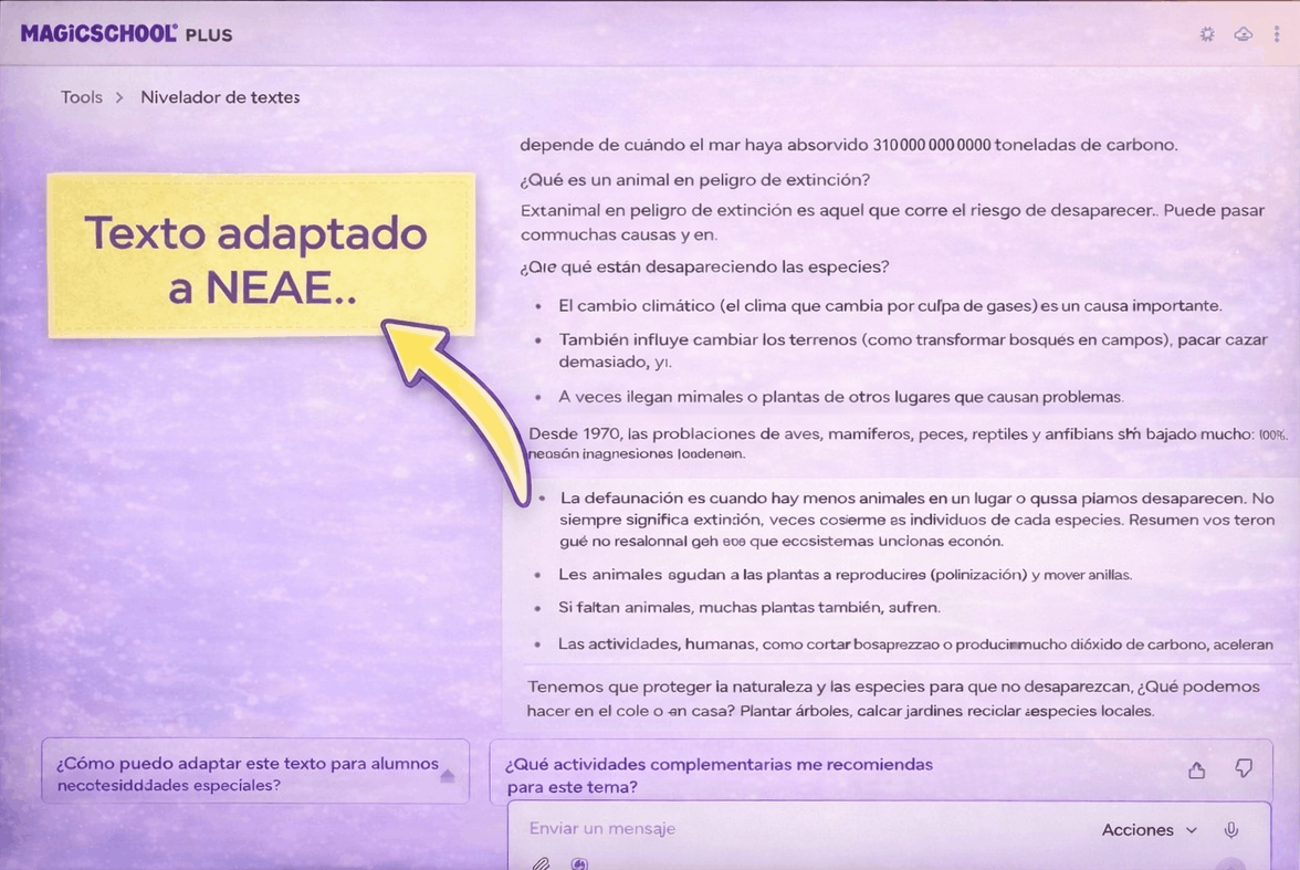 adaptar-texto-neae-magicschoolai