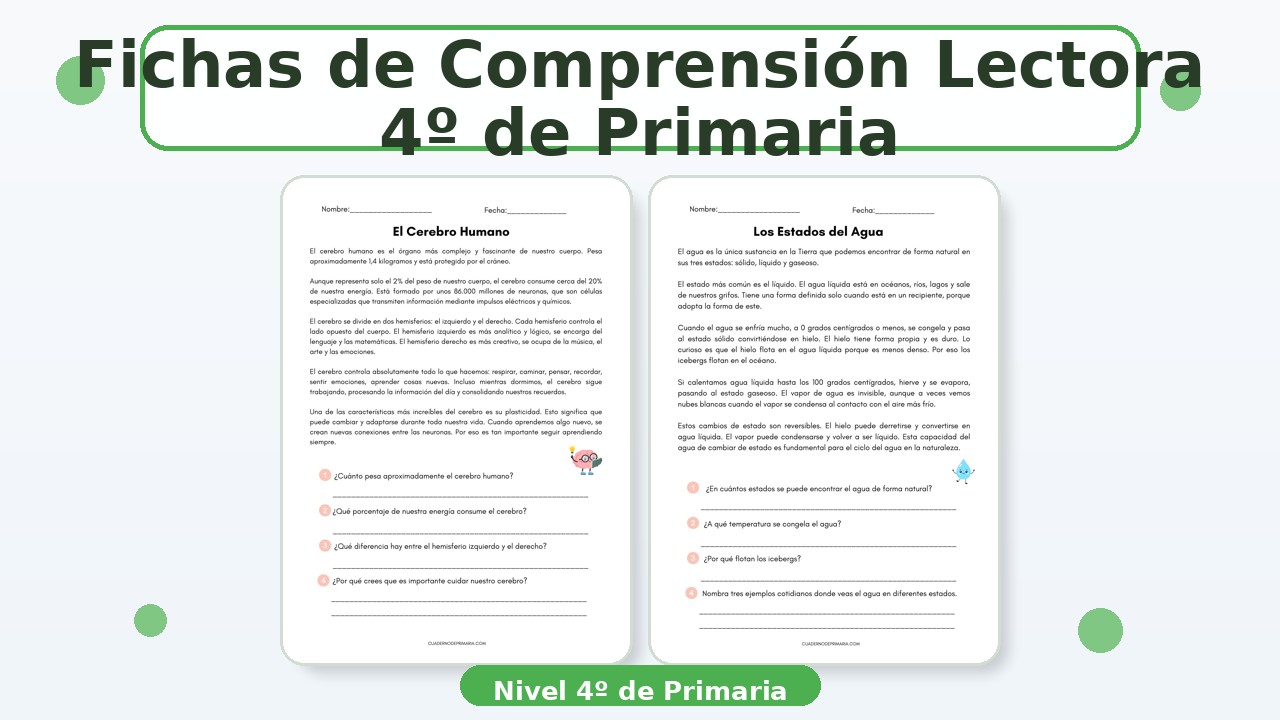 fichas-comprension-lectora-4primaria