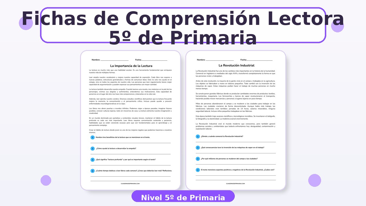 fichas-comprension-lectora-5primaria